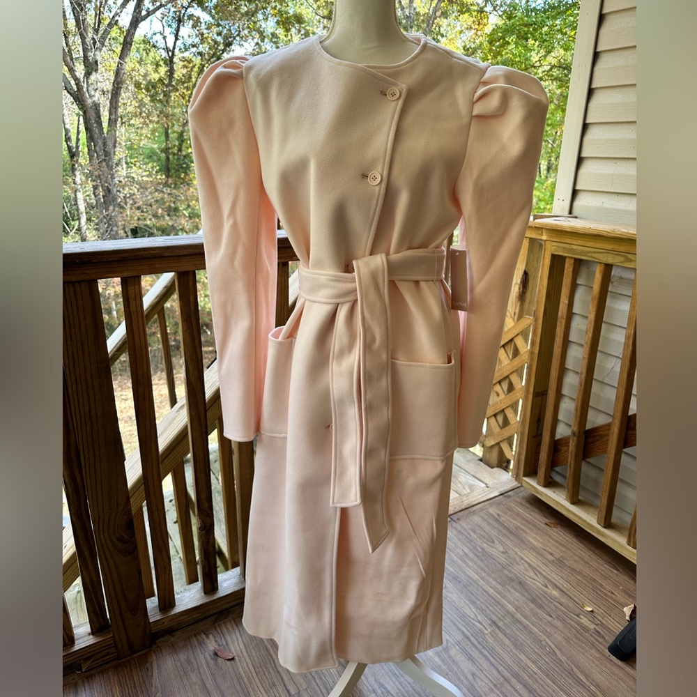 Beautiful light blush lightweight dress coat! NWT!